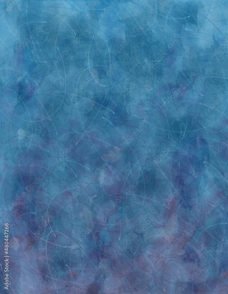 Obraz premium Abstract blue watercolor texture background