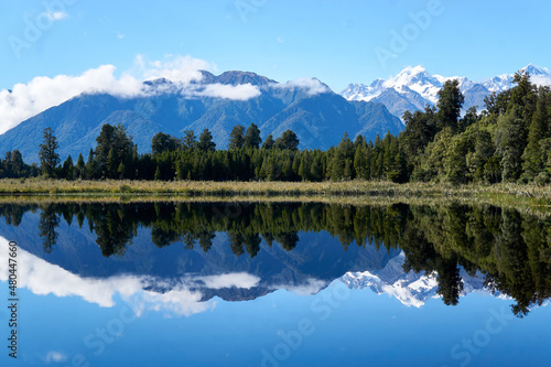 Lake Matheson, New Zealand © Svetlaili