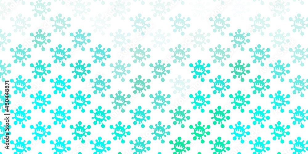 Light green vector pattern with coronavirus elements. Light green vector pattern with coronavirus elements.