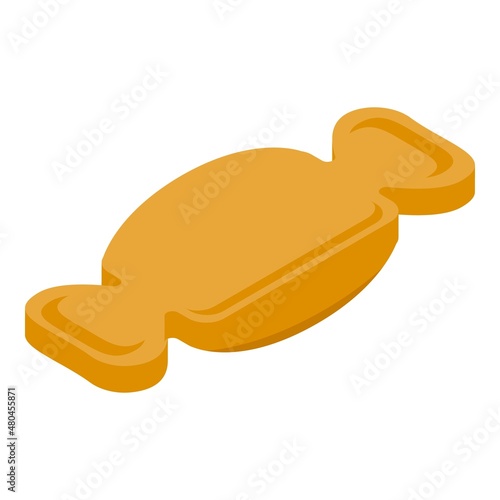 Ravioli pasta icon isometric vector. Italian food
