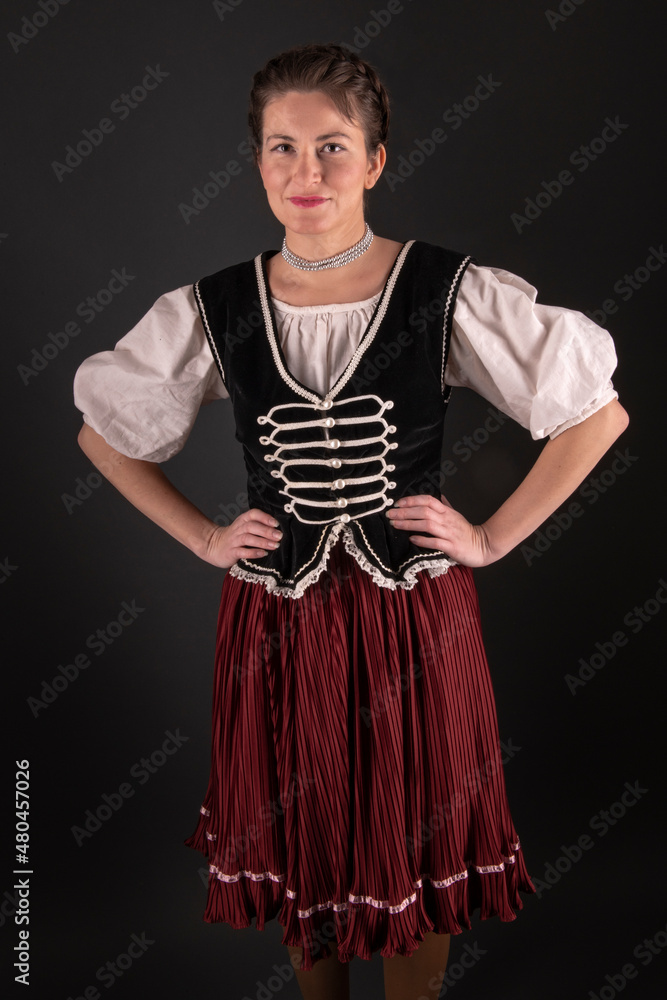 Slovak folklore dancer