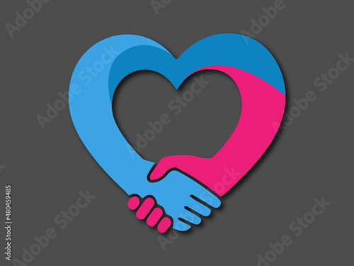 hands heart logo
