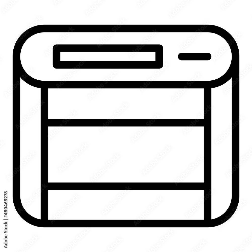 Storage conector icon outline vector. Gb code Storage conector icon outline vector. Gb code