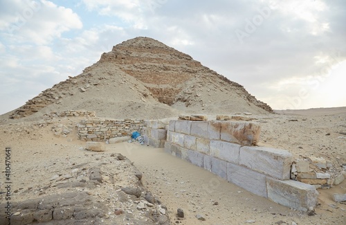 The 5th Dynasty Pyramid of Neferirkare at Abu Sir, Egypt photo