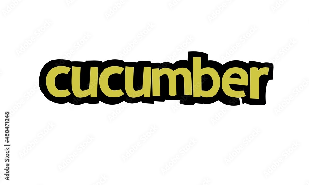 CUUMBER lettering vector design