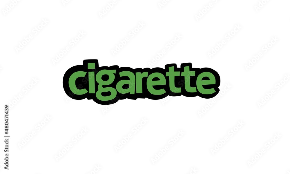 CIGARETTE lettering vector design CIGARETTE lettering vector design