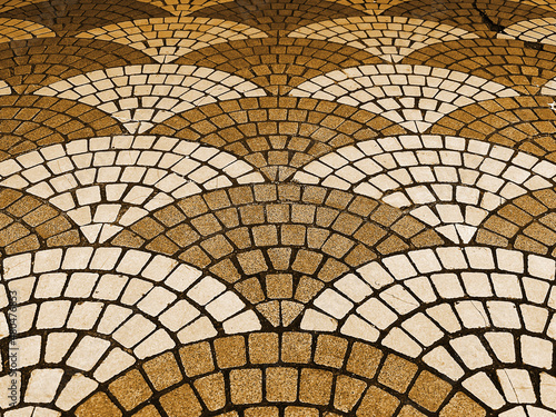 Old concrete block floor texture pattern material_06