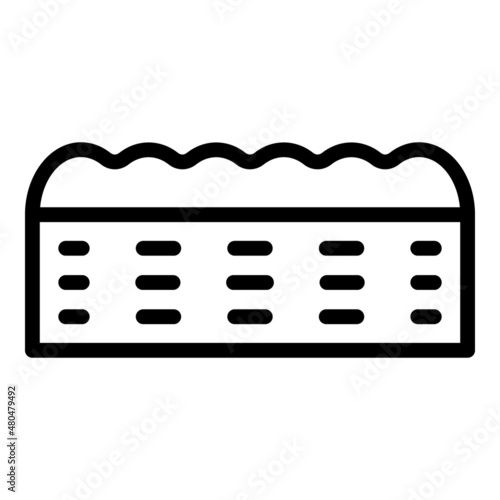 Skin liposuction icon outline vector. Female after