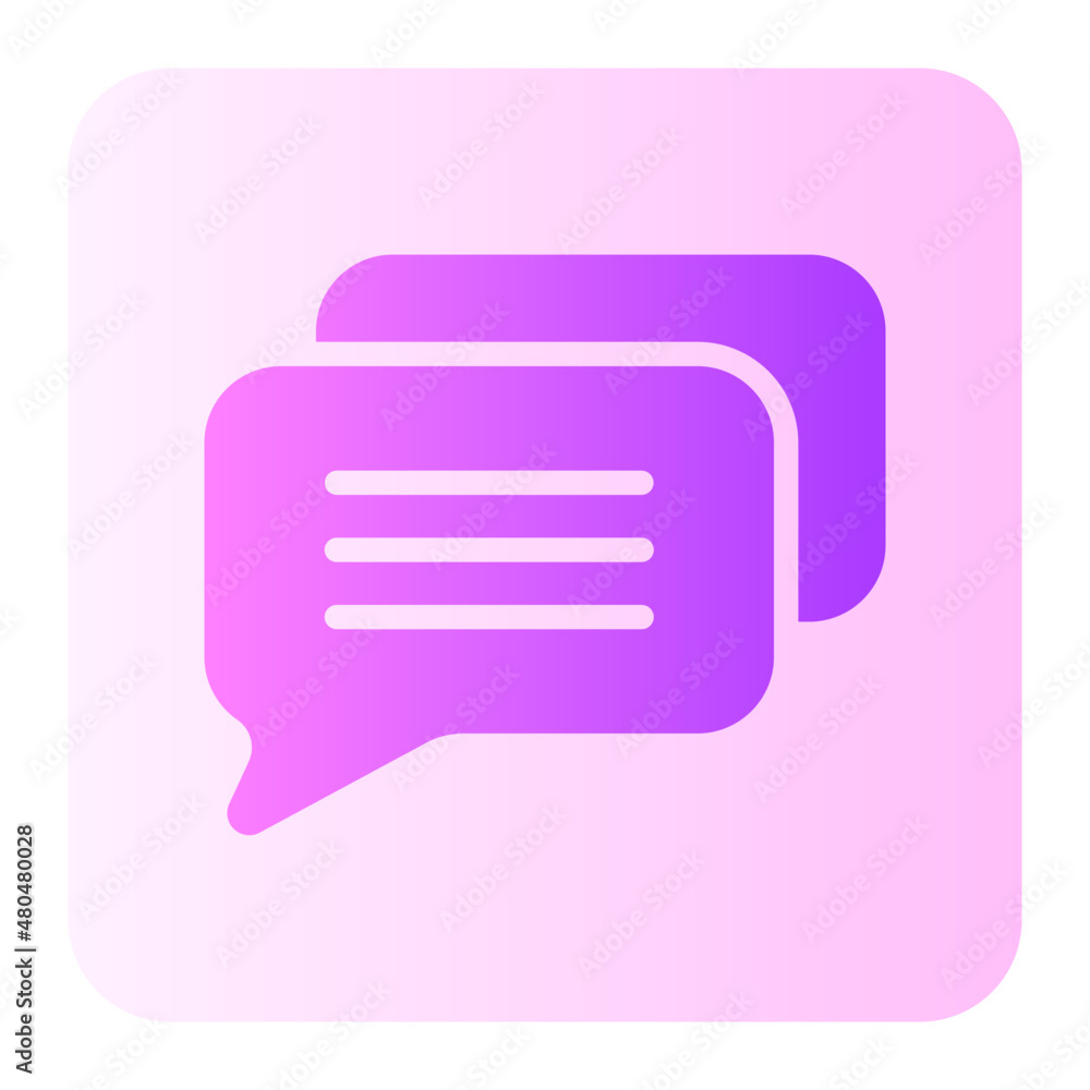 comment gradient icon