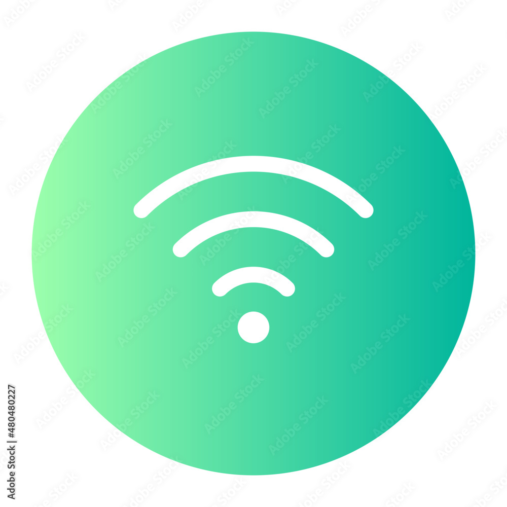 wifi connection gradient icon wifi connection gradient icon