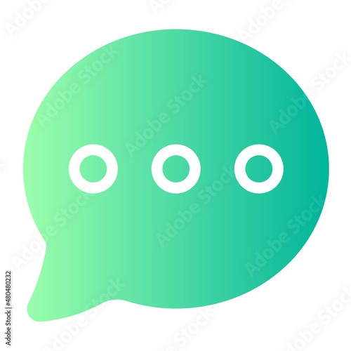chat gradient icon