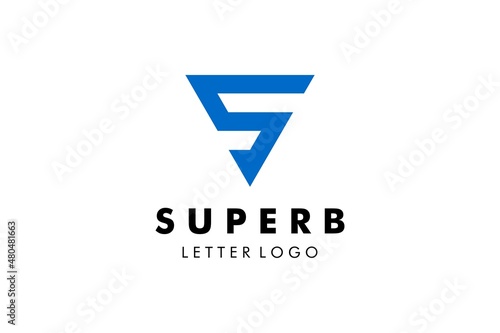 Letter S Logo : Suitable for Company Theme, Technology Theme, Initial Theme, Infographics and Other Graphic Related Assets.