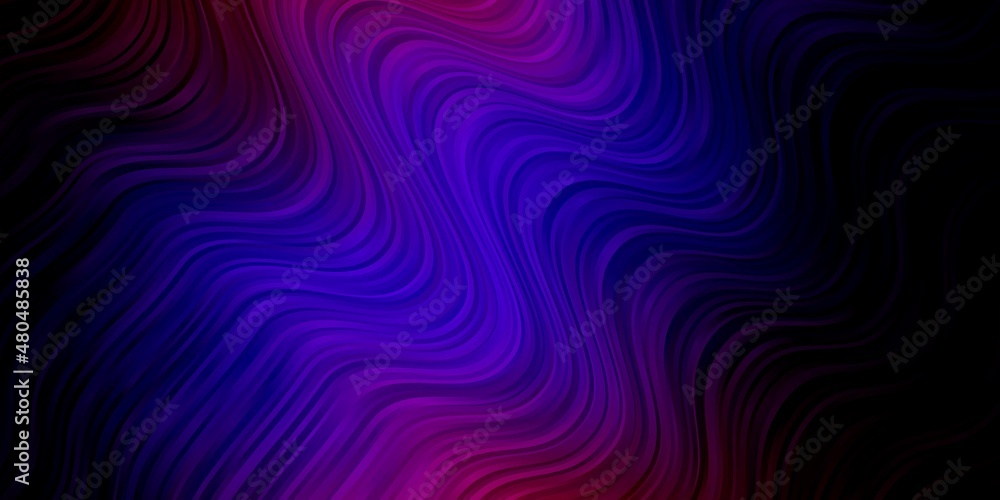 Obraz premium Dark Blue, Red vector pattern with lines.