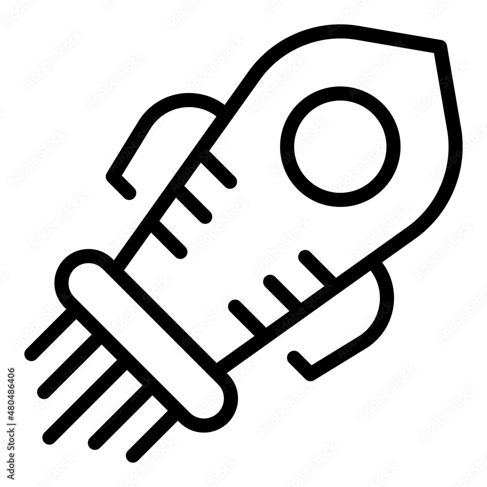Business trend rocket icon outline vector. Search seo Business trend rocket icon outline vector. Search seo