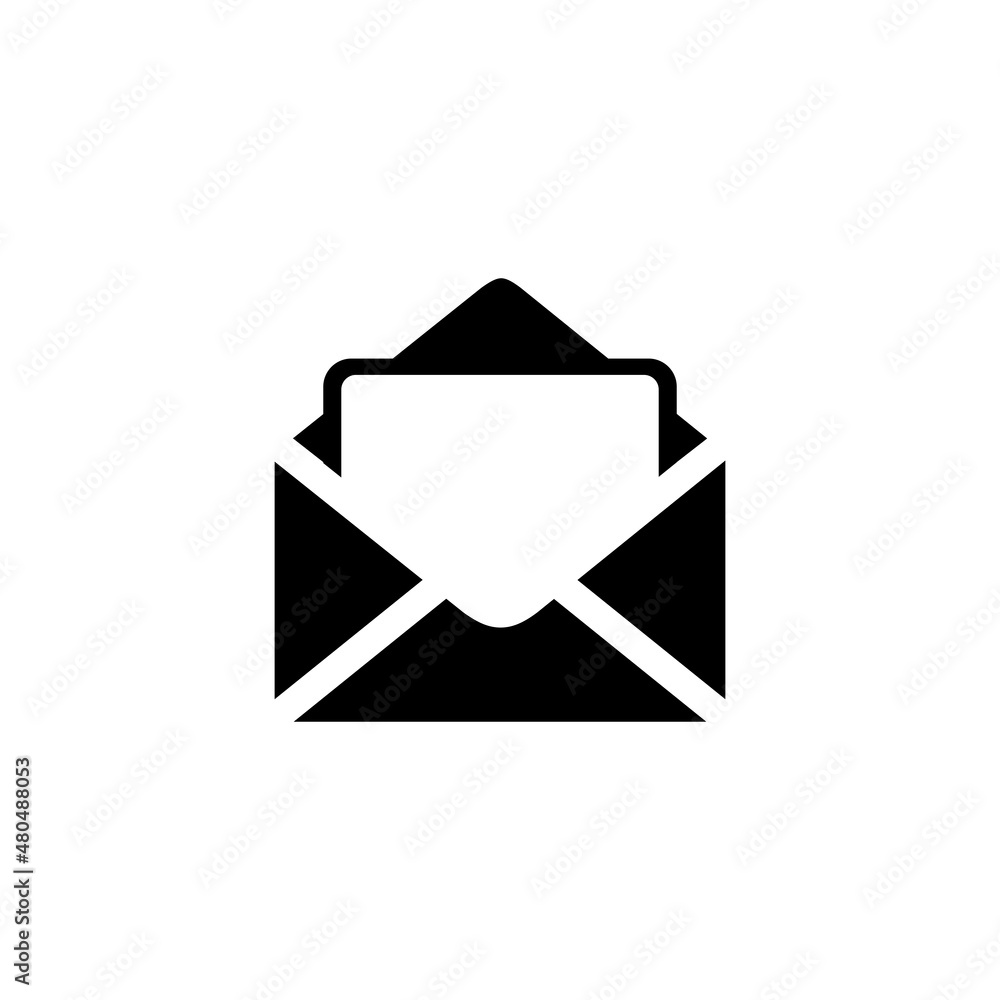 Email simple flat icon vector illustration Email simple flat icon vector illustration