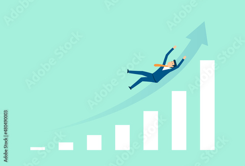 Compare those who are more capable of succeeding in business, leader go to the top chart, business growth