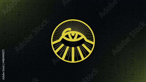 Eye of Horus Egyptian Sun
