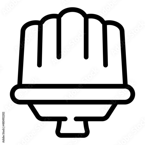 Jelly gum icon outline vector. Sweet gelatin