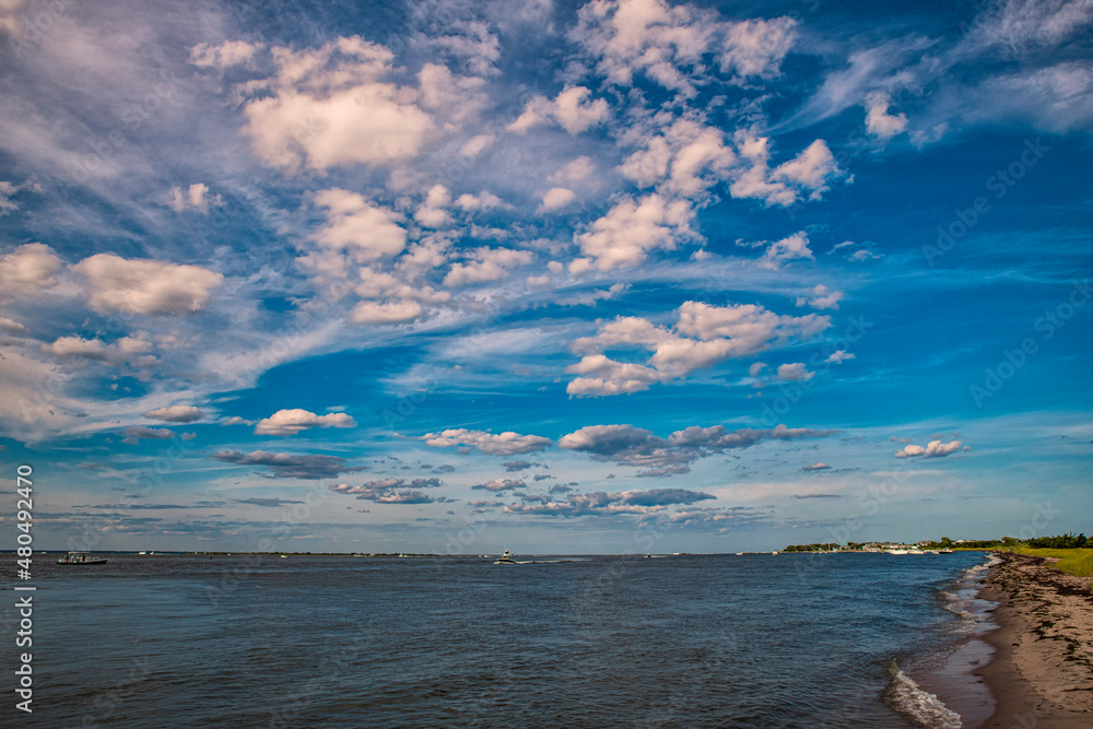 Fototapeta premium beach at sunset
