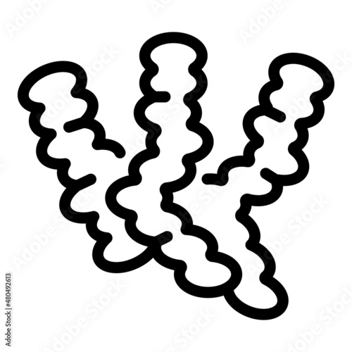 Jelly fish icon outline vector. Candy gummy