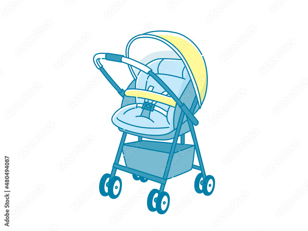 ベビーカーのイラスト素材 Stock Vector Adobe Stock