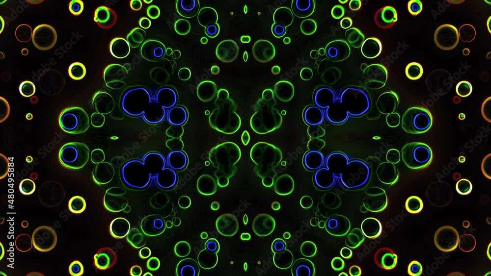 Balls with transparent pulsating shape spreading over 3d render of surface. Digital dynamic presentation with geometric spheres of different sizes and gradient strokes. Balls with transparent pulsating shape spreading over 3d render of surface. Digital dynamic presentation with geometric spheres of different sizes and gradient strokes.