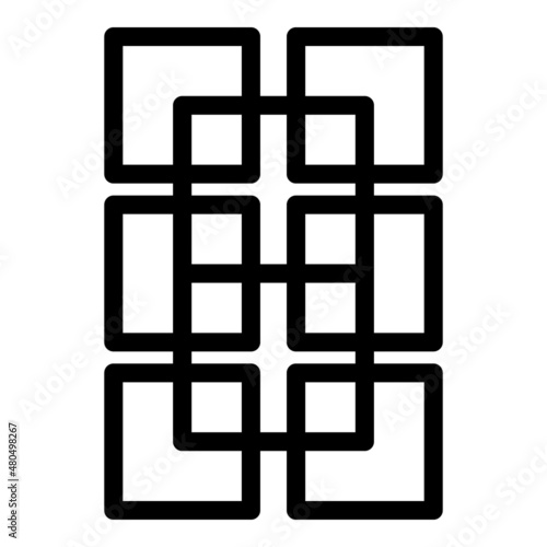 Gypsum icon outline vector. Drywall construction