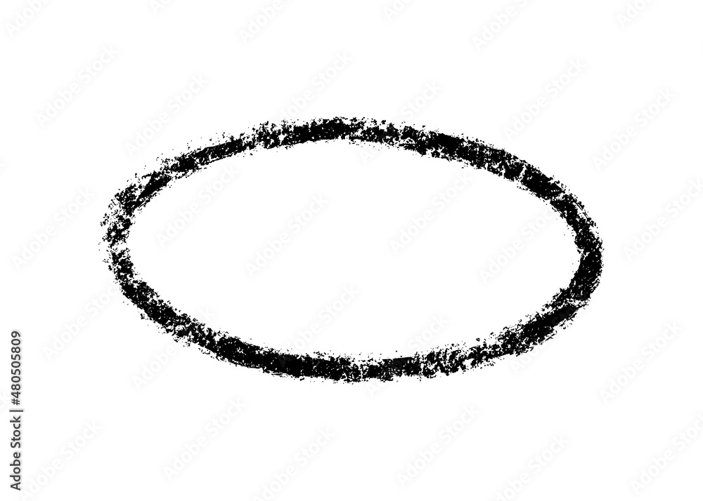 Ink oval frame. Grunge empty black box. Ellipse border. Rubber stamp imprint. Hand drawn vector illustration isolated on white background. Ink oval frame. Grunge empty black box. Ellipse border. Rubber stamp imprint. Hand drawn vector illustration isolated on white background.