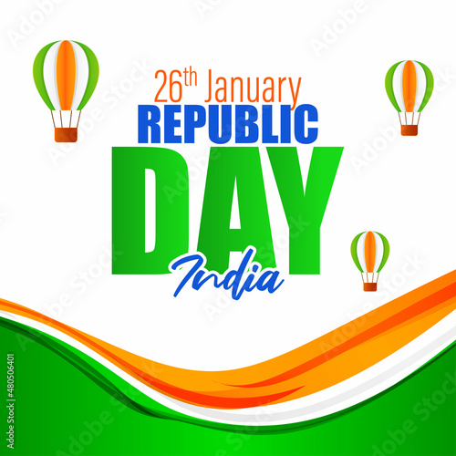 vector illustration for Indian happy republic day