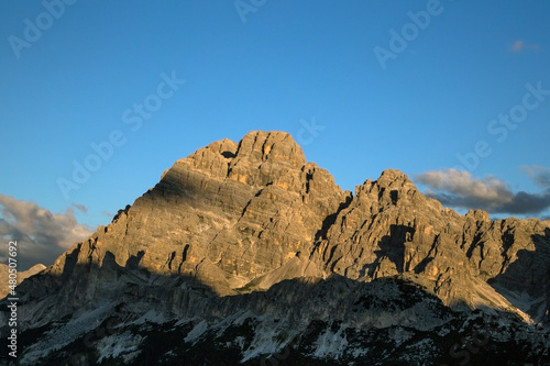 Alps at sunrise, Cortina D'ampezzo, Italy, Col de Varda