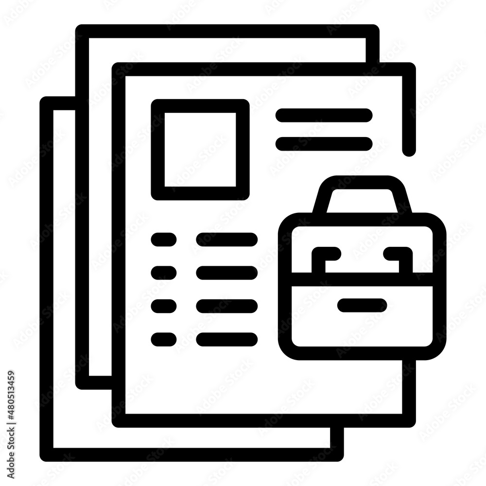 Fair trade contract icon outline vector. Show leaf Fair trade contract icon outline vector. Show leaf