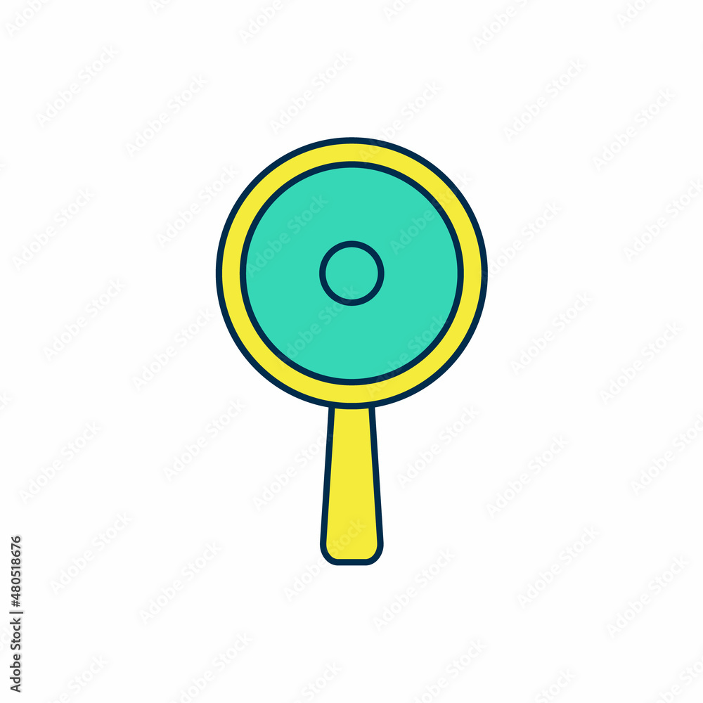 Filled outline Frying pan icon isolated on white background. Fry or roast food symbol. Vector Filled outline Frying pan icon isolated on white background. Fry or roast food symbol. Vector