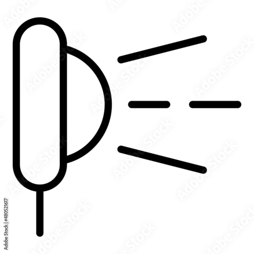 Spa shower icon outline vector. Health massage