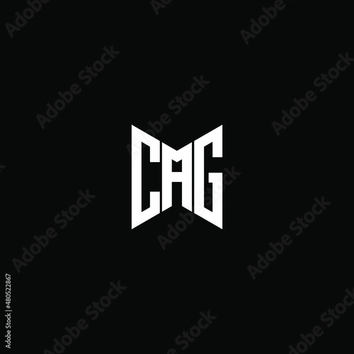 CAG letter logo creative design. CAG unique design photo