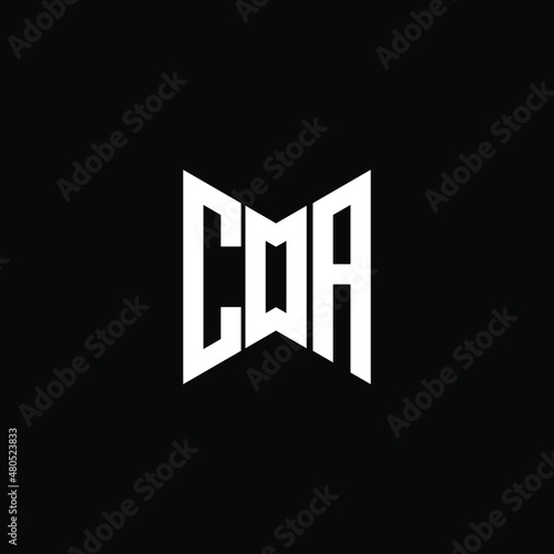 CDA letter logo creative design. CDA unique design, COA letter logo creative design. COA unique design photo