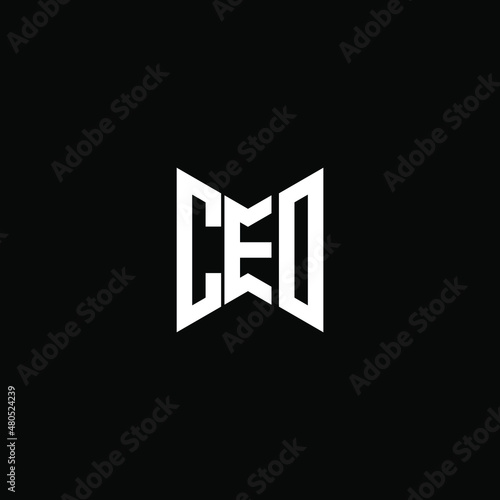 CED letter logo creative design. CED unique design