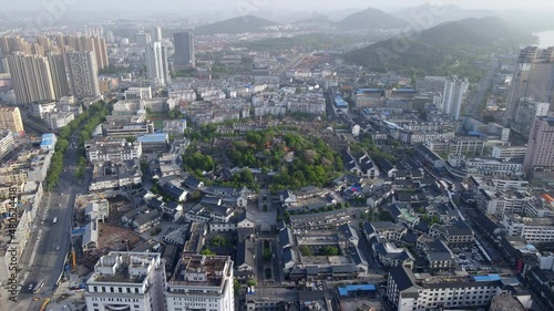 aerial photography xuzhou city architecture landscape skyline photo