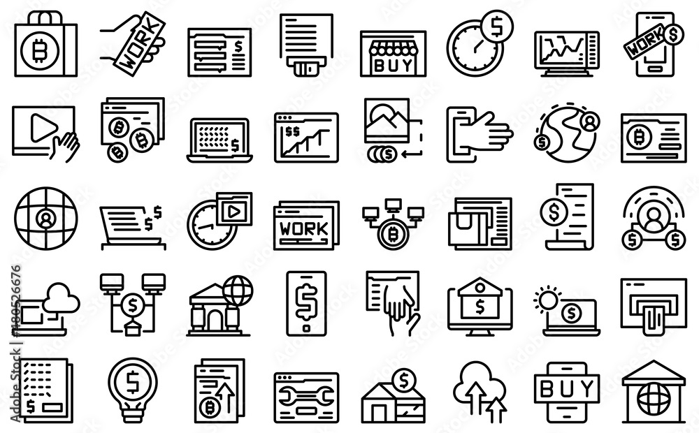 Making money online icon outline vector. Finance wealth Making money online icon outline vector. Finance wealth