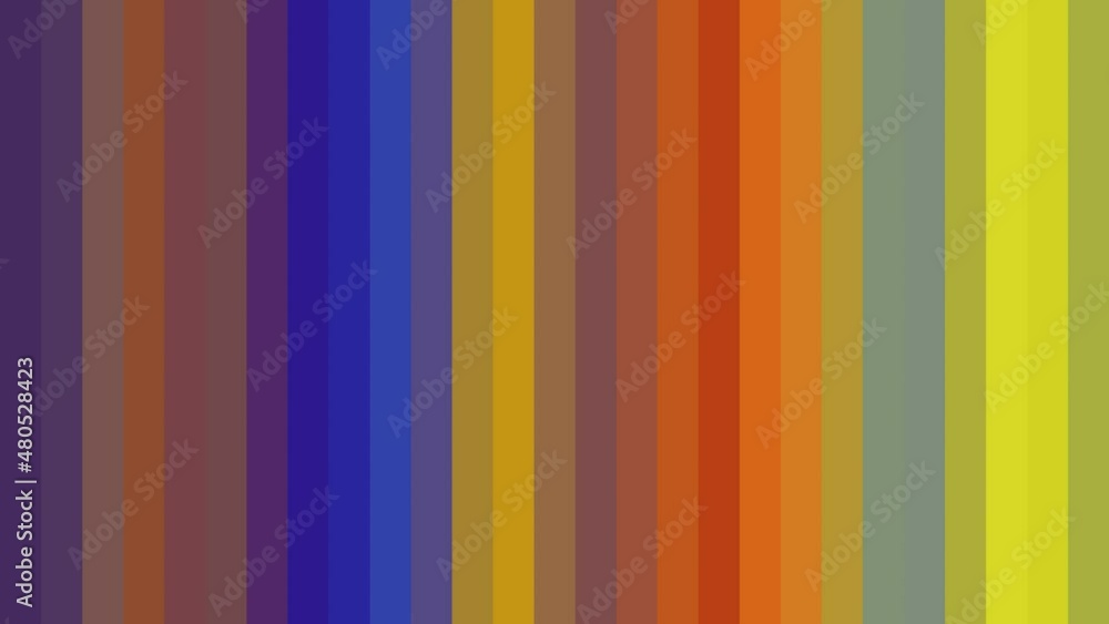 Abstract multicolored vertical lines background. Loop motion Abstract multicolored vertical lines background. Loop motion