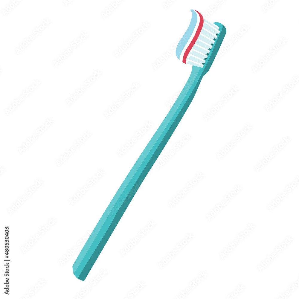 Dental concept. Toothbrush with toothpaste Dental concept. Toothbrush with toothpaste