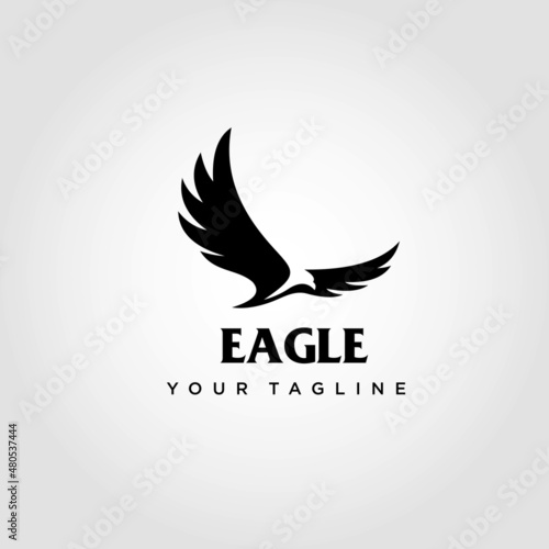 Eagle logo design vector. Suitable for your business logo