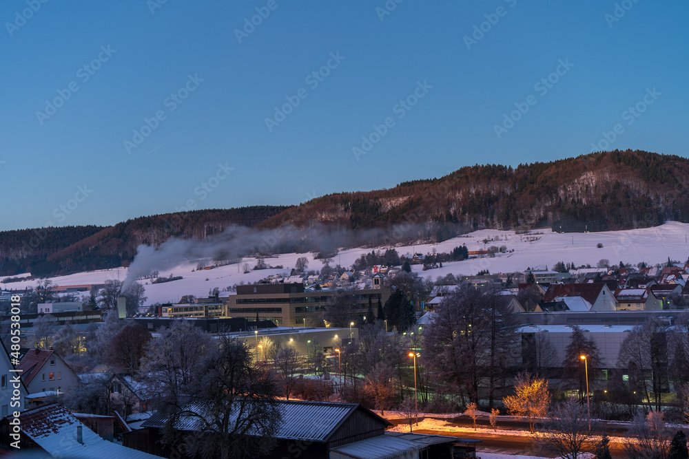 Oberes Donaubergland im Winter