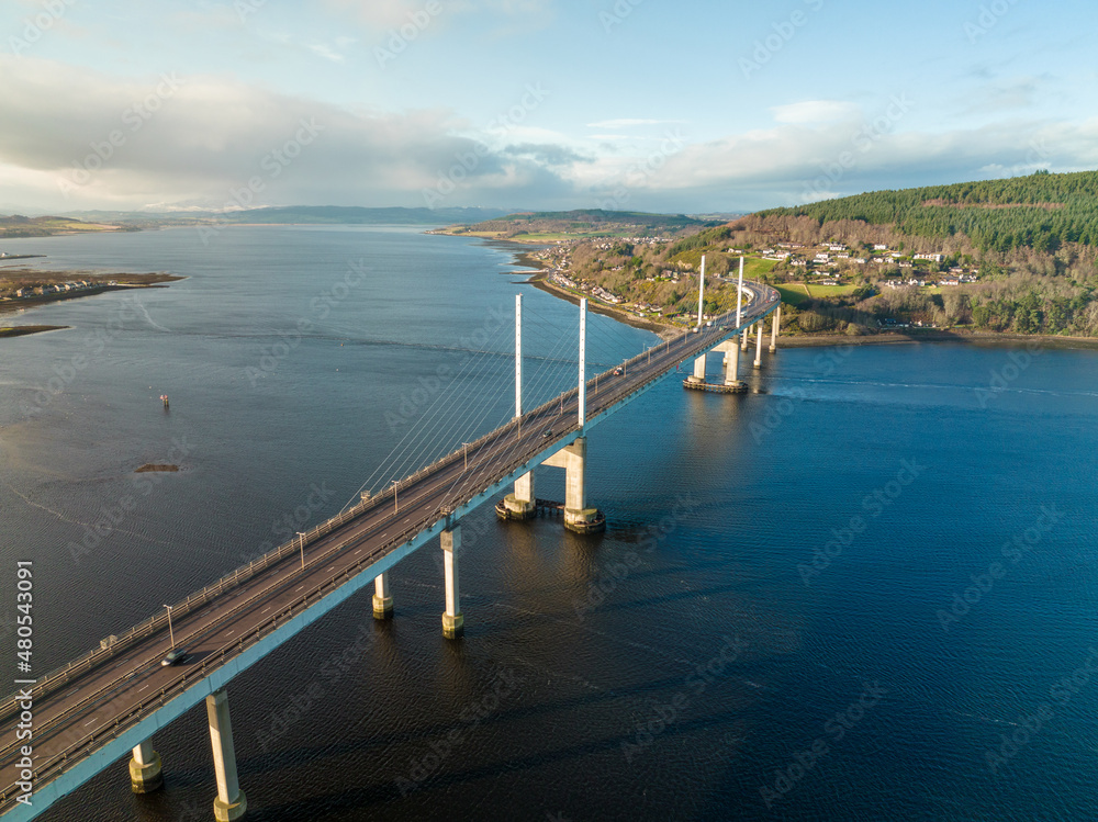 Bridge Spanning From North Kessock to Inverness Over the Beauly Firth Inverness
