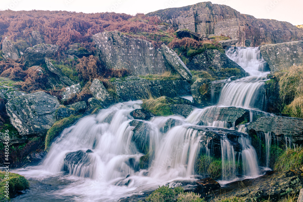 Fototapeta premium waterfall in the mountains