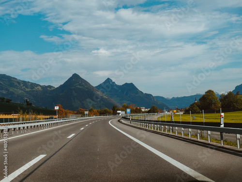 Road through the Alps