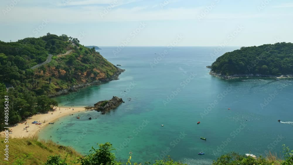 Yanui beach in Phuket, small and the most southern beach of Phuket island, Thailand. It is popular for snorkelling and kayaking. Yanui beach in Phuket, small and the most southern beach of Phuket island, Thailand. It is popular for snorkelling and kayaking.