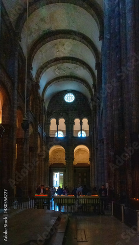 Interior de la catedral de Santiago de Compostela  Espa  a