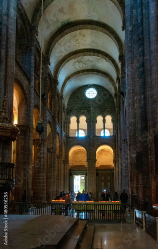 Interior de la catedral de Santiago de Compostela  Espa  a