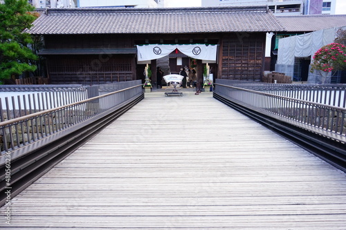 Obraz na płótnie Dejima Omotemon Bridge in Nagasaki, Japan - 日本 長崎県 出島 出島表門橋 w salonie