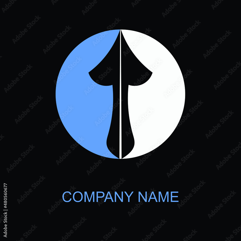 Fototapeta premium arrow icon logo